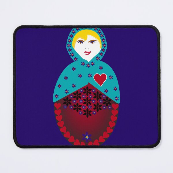 Item preview, Forget-Me-Not Matryoshka - Nesting Doll - Single designed and sold by Kate Anderson Art.