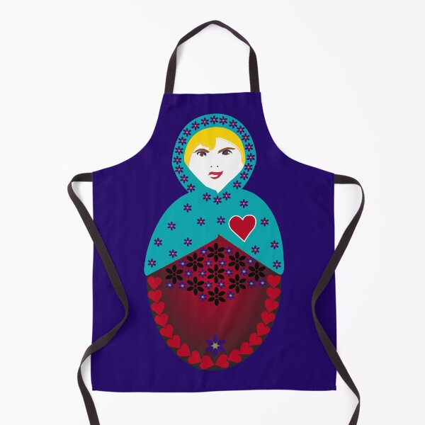 Item preview, Forget-Me-Not Matryoshka - Nesting Doll - Single designed and sold by Kate Anderson Art.