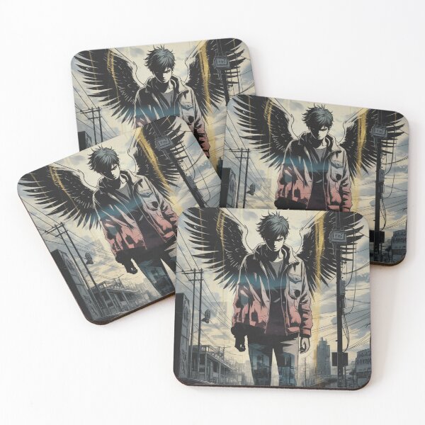 Item preview, Urban Angelic Wanderer Streetscape designed and sold by ShadowAndSlate.