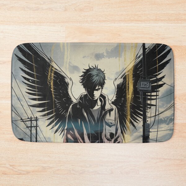Item preview, Urban Angelic Wanderer Streetscape designed and sold by ShadowAndSlate.