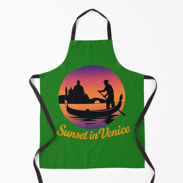 Item preview, Sunset in Venice – Gondola Silhouette Italian Romance Design designed and sold by Timeless Design.