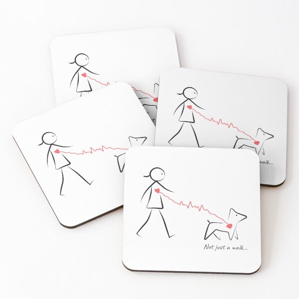 Item preview,  Not Just a Walk – A Minimalist Love Story Between Human and Dog designed and sold by my-wishlist.
