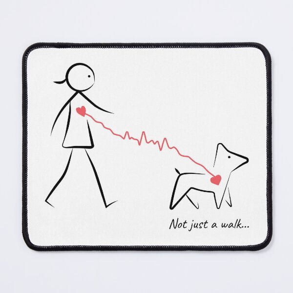 Item preview, Not Just a Walk – A Minimalist Love Story Between Human and Dog designed and sold by my-wishlist.