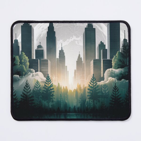 Item preview, Forest City Reflection Moonlight designed and sold by ShadowAndSlate.