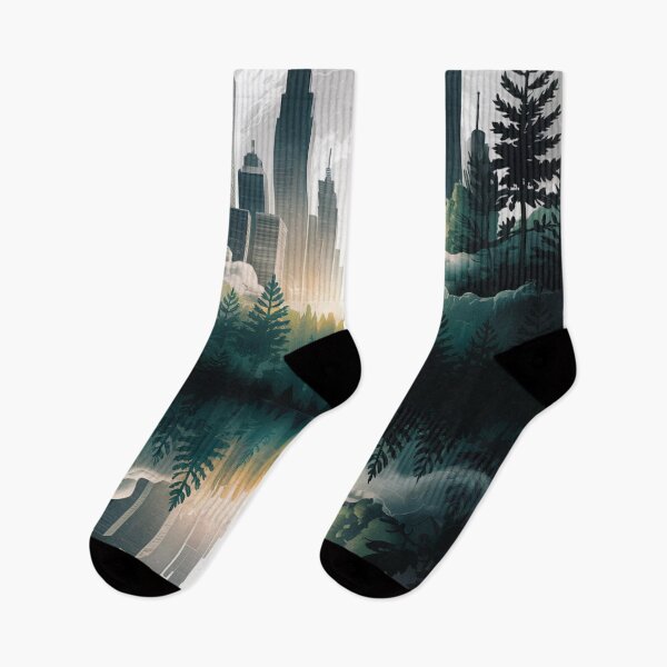 Item preview, Forest City Reflection Moonlight designed and sold by ShadowAndSlate.