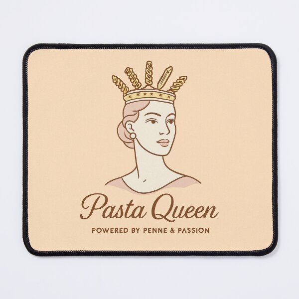 Item preview, Pasta Queen – Fun Cute Gift for Women Who Love Pasta and Cooking designed and sold by Timeless Design.
