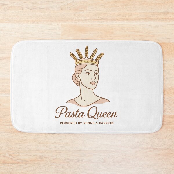Item preview, Pasta Queen – Fun Cute Gift for Women Who Love Pasta and Cooking designed and sold by Timeless Design.