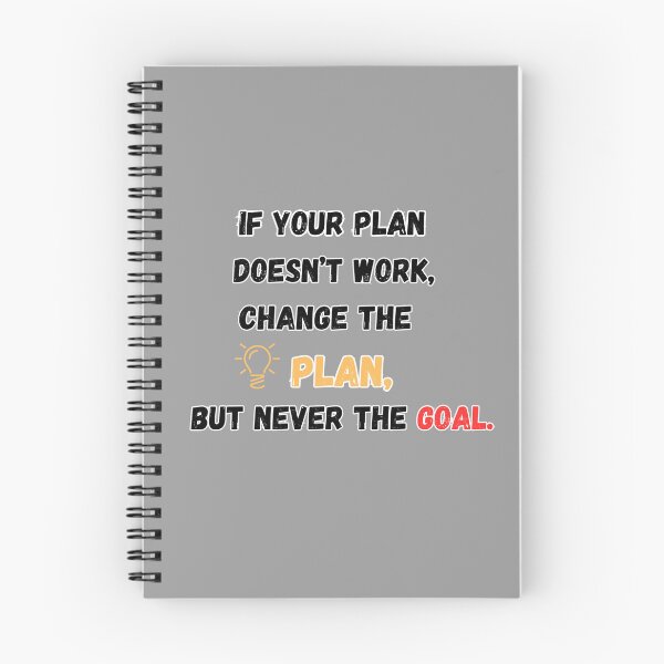 Item preview, Change the Plan, Not the Goal designed and sold by ByBryteG.