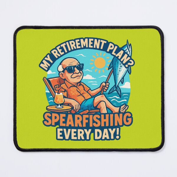 Item preview, Retirement Plan: Spearfishing Every Day designed and sold by Timeless Design.