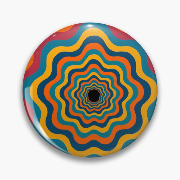 Item preview, Vibrant Retro Psychedelic Wavy Pattern designed and sold by AnTartstudios.