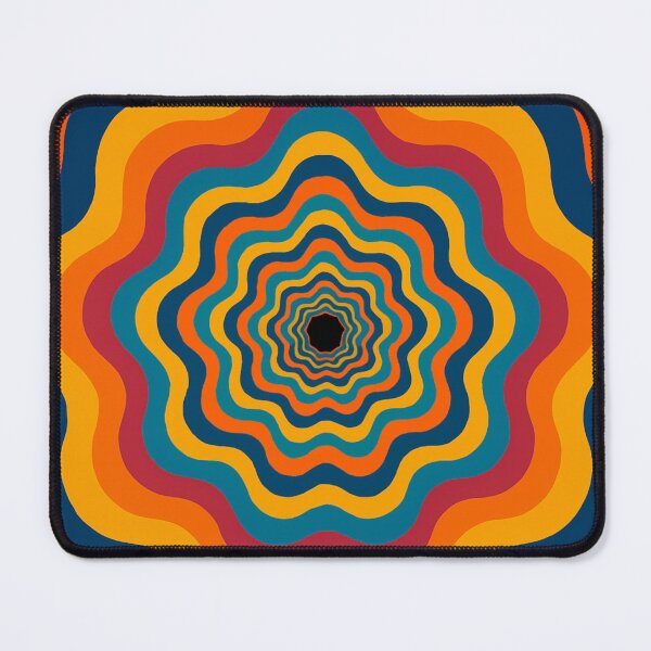 Item preview, Vibrant Retro Psychedelic Wavy Pattern designed and sold by AnTartstudios.