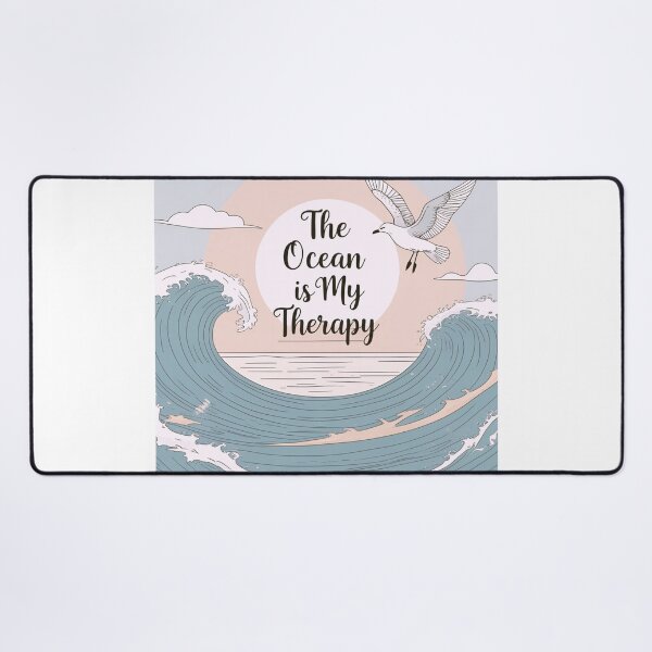 Item preview, the ocean is my therapy designed and sold by omefat11.