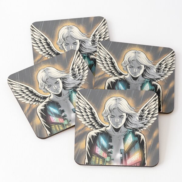 Item preview, Unforgiven Angel Street Art designed and sold by ShadowAndSlate.