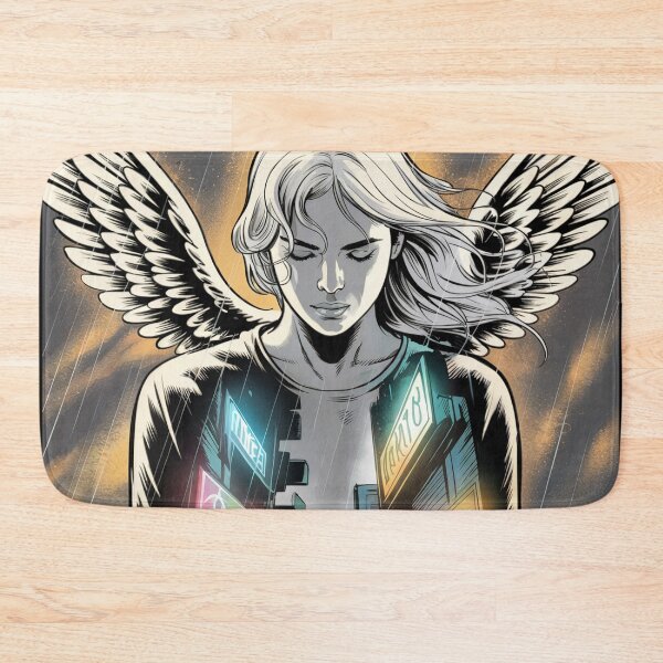 Item preview, Unforgiven Angel Street Art designed and sold by ShadowAndSlate.