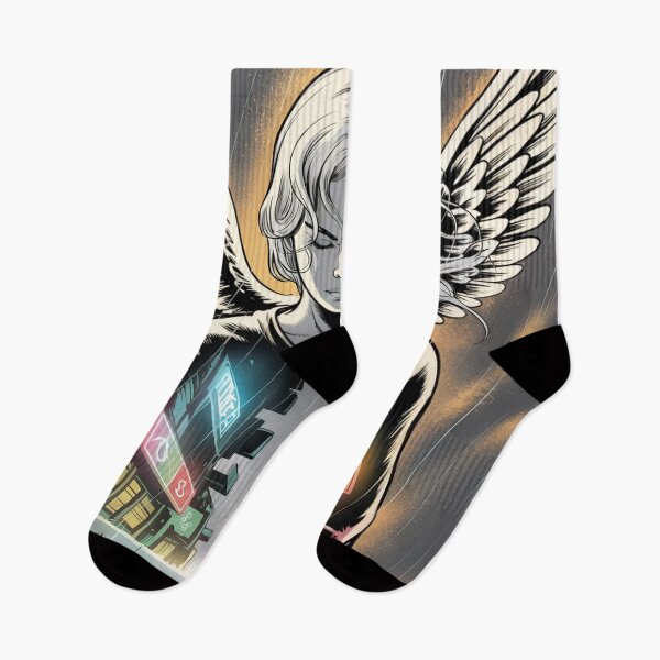 Item preview, Unforgiven Angel Street Art designed and sold by ShadowAndSlate.