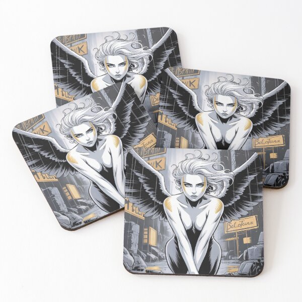 Item preview, Urban Angel Gritty City Wings designed and sold by ShadowAndSlate.