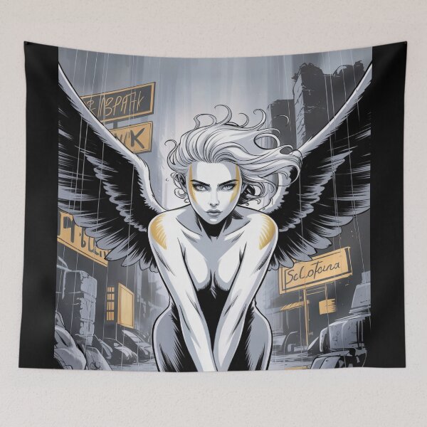 Item preview, Urban Angel Gritty City Wings designed and sold by ShadowAndSlate.