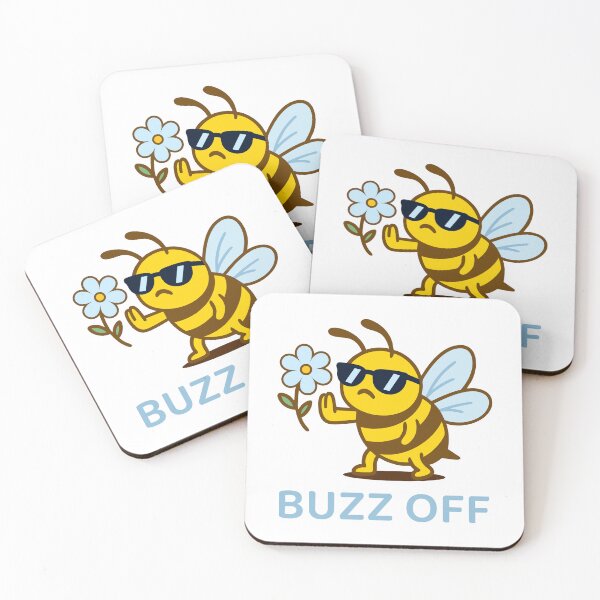 Item preview, Buzz Off – Funny Attitude Insect  designed and sold by LadyInEverGreen.