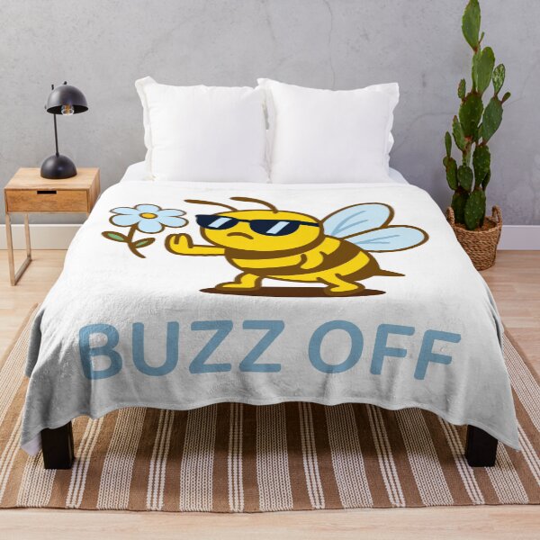 Item preview, Buzz Off – Funny Attitude Insect  designed and sold by LadyInEverGreen.