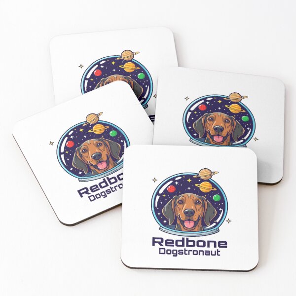 Item preview, Redbone Dogstronaut – Cute Space Dog  designed and sold by The Real Life Symphony.