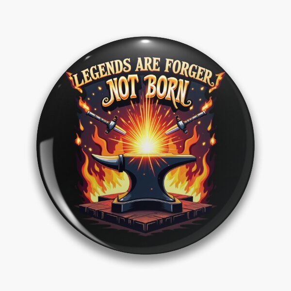 Item preview, Powerful Blacksmith Quote Art – Legends Are Forged Not Born  designed and sold by Timeless Design.