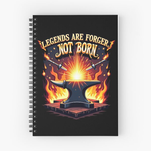 Item preview, Powerful Blacksmith Quote Art – Legends Are Forged Not Born  designed and sold by Timeless Design.