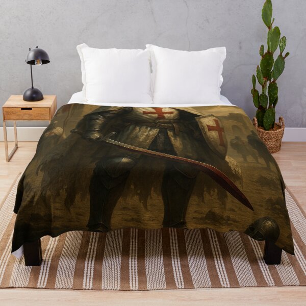 Item preview, Templar’s Last Stand  Epic Crusader Wall Art designed and sold by historyandmore.