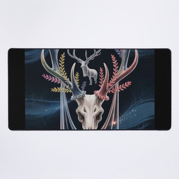Item preview, Relic of the Veil Mystical Deer Skull designed and sold by ShadowAndSlate.