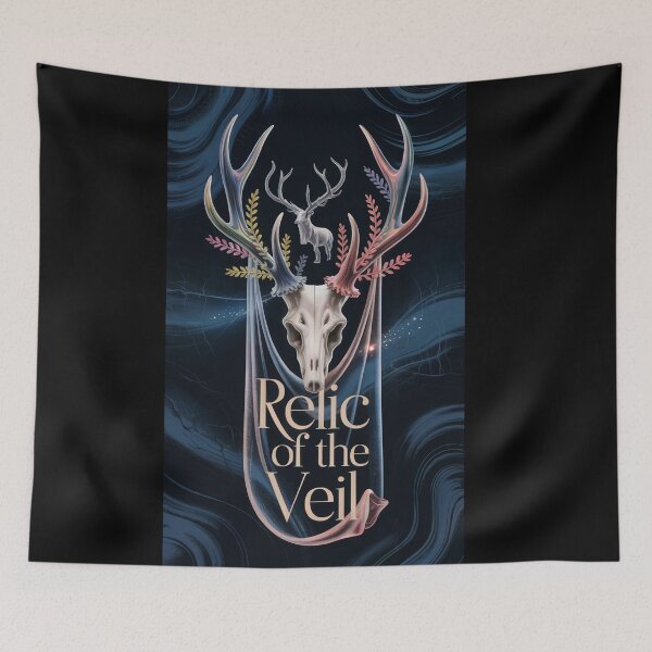 Item preview, Relic of the Veil Mystical Deer Skull designed and sold by ShadowAndSlate.