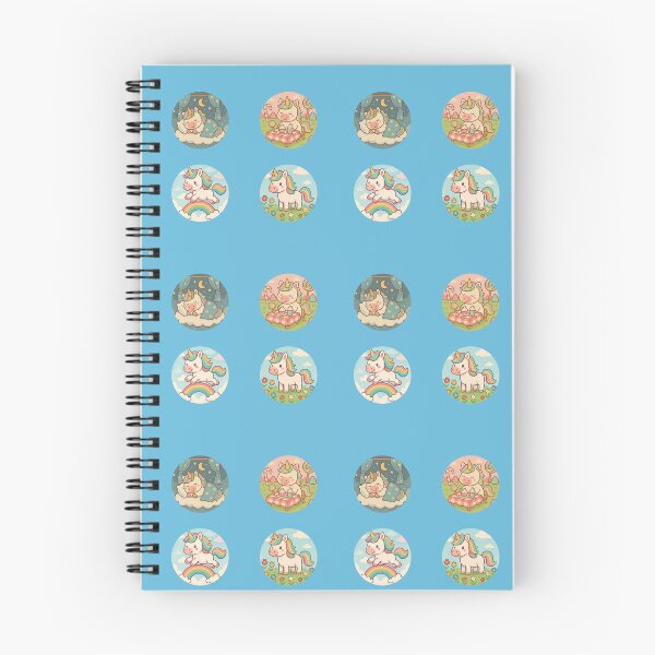 Item preview, Group of Unicorns - Super Cute! (4 to a page!) designed and sold by Fat Cat Merch.