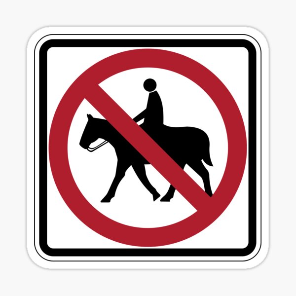 Item preview, No Equestrians designed and sold by Orange-Monkeys.