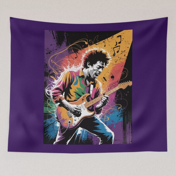 Item preview, Hendrix playing his music designed and sold by Ketique.