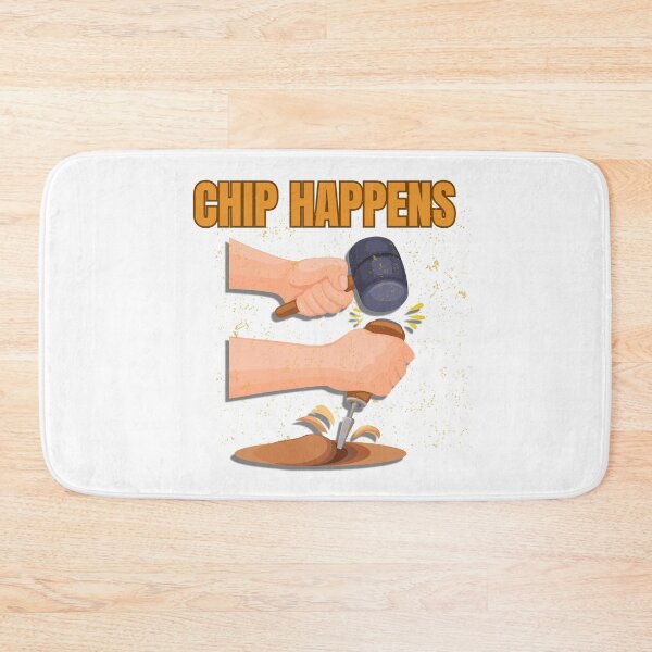 Item preview, Chip Happens – Wood Carving Humor for Craftsmen designed and sold by Timeless Design.