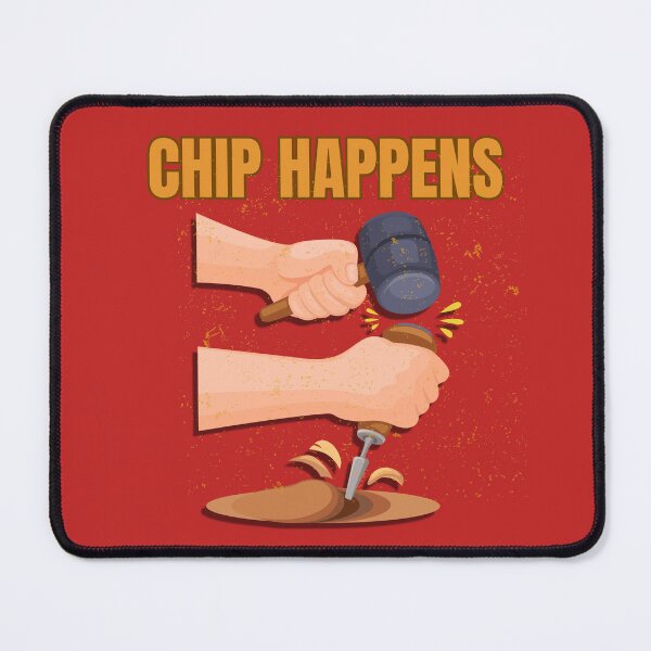 Item preview, Chip Happens – Wood Carving Humor for Craftsmen designed and sold by Timeless Design.
