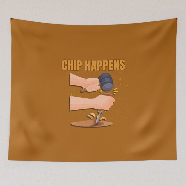 Item preview, Chip Happens – Wood Carving Humor for Craftsmen designed and sold by Timeless Design.