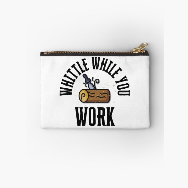 Item preview, Whittle While You Work – Funny Woodcarving Design designed and sold by Timeless Design.