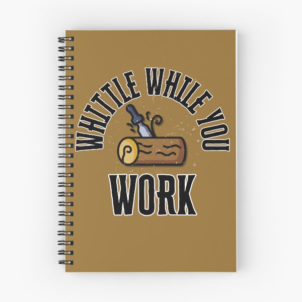 Item preview, Whittle While You Work – Funny Woodcarving Design designed and sold by Timeless Design.