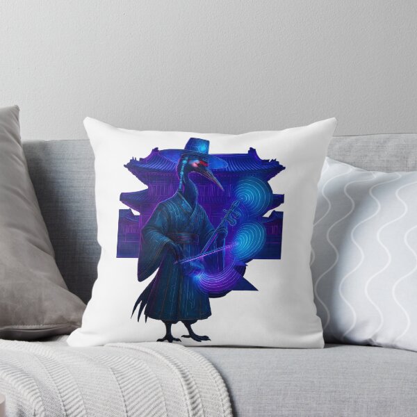 Item preview, Cyberpunk Crane Musician in Futuristic Korean Palace designed and sold by JoseOn2200.