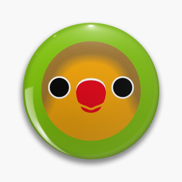 Item preview, The face of a fischer's lovebird designed and sold by INKOYADO.