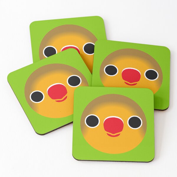 Item preview, The face of a fischer's lovebird designed and sold by INKOYADO.
