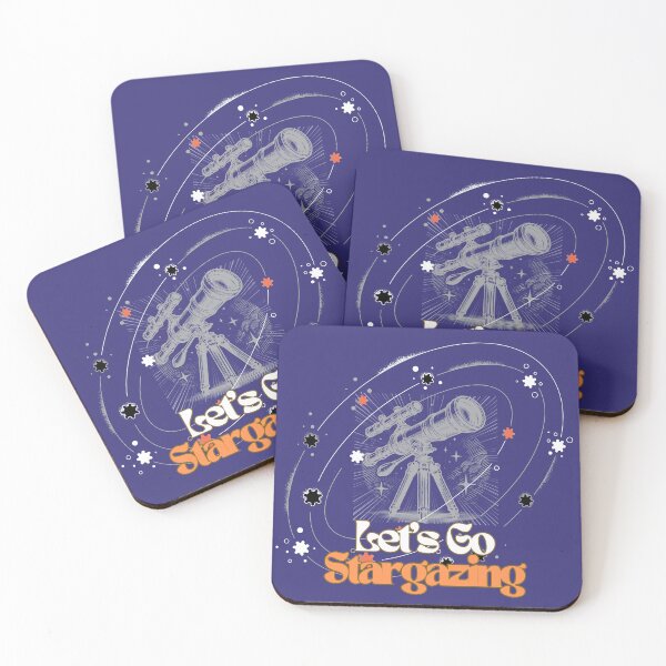 Item preview, Let’s Go Stargazing – Vintage Telescope Night Sky Design designed and sold by Timeless Design.