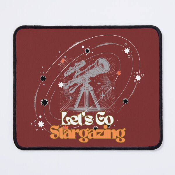 Item preview, Let’s Go Stargazing – Vintage Telescope Night Sky Design designed and sold by Timeless Design.