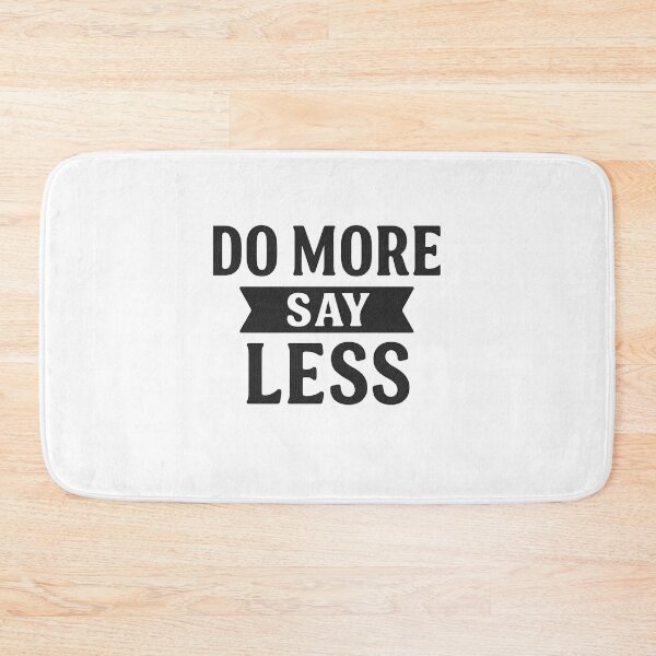 Item preview, Do More Say Less Minimalist Motivational Quote designed and sold by DigitalGemArt.