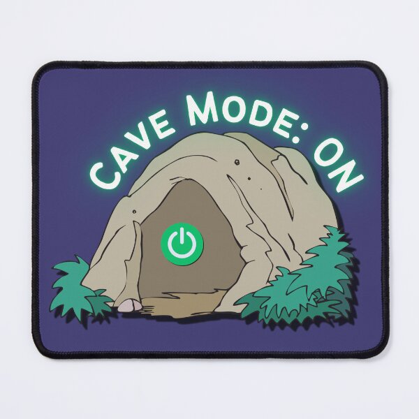 Item preview, Cave Mode: ON – Funny Spelunking Design designed and sold by Timeless Design.