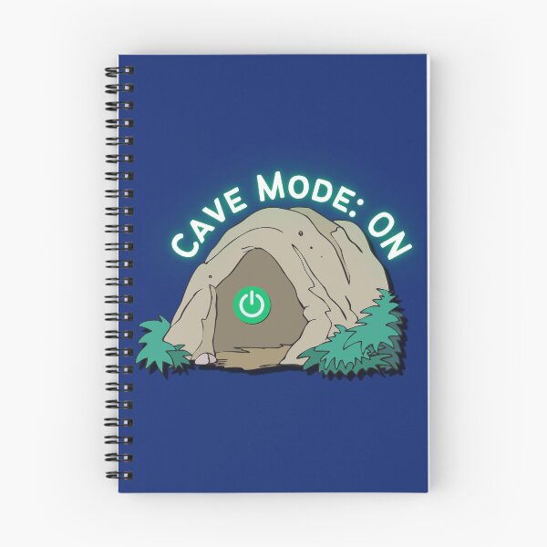 Item preview, Cave Mode: ON – Funny Spelunking Design designed and sold by Timeless Design.