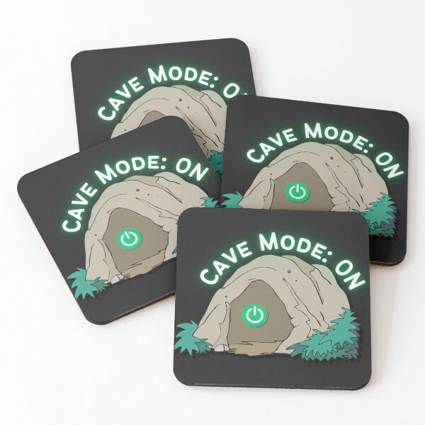 Item preview, Cave Mode: ON – Funny Spelunking Design designed and sold by Timeless Design.
