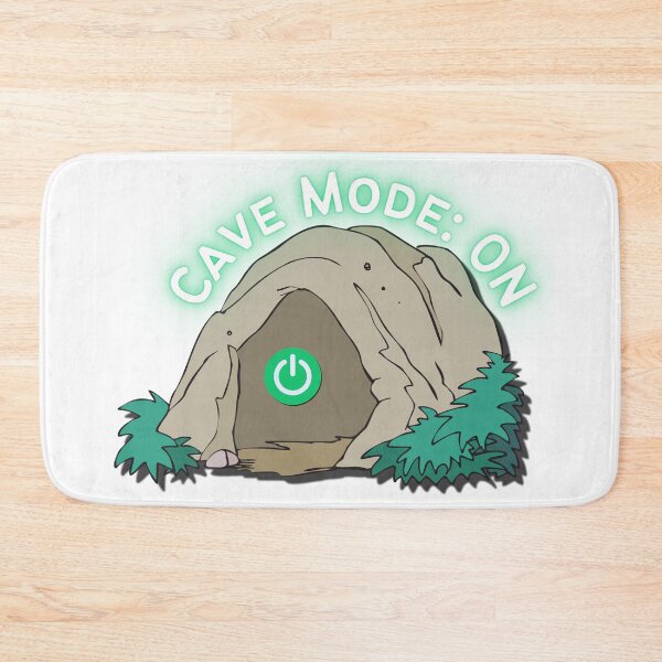 Item preview, Cave Mode: ON – Funny Spelunking Design designed and sold by Timeless Design.