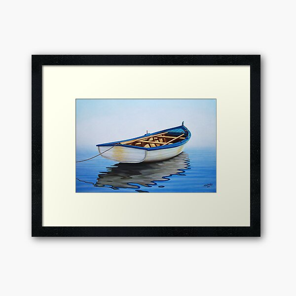 Pointing Offshore Framed Art Print