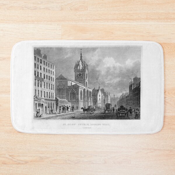 Item preview, St. Giles Cathedral, Edinburgh, vintage engraving from 1829 designed and sold by IconArchive.