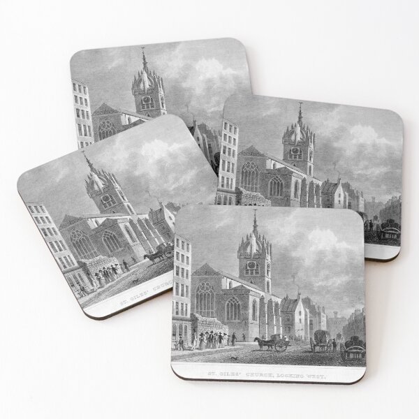 Item preview, St. Giles Cathedral, Edinburgh, vintage engraving from 1829 designed and sold by IconArchive.